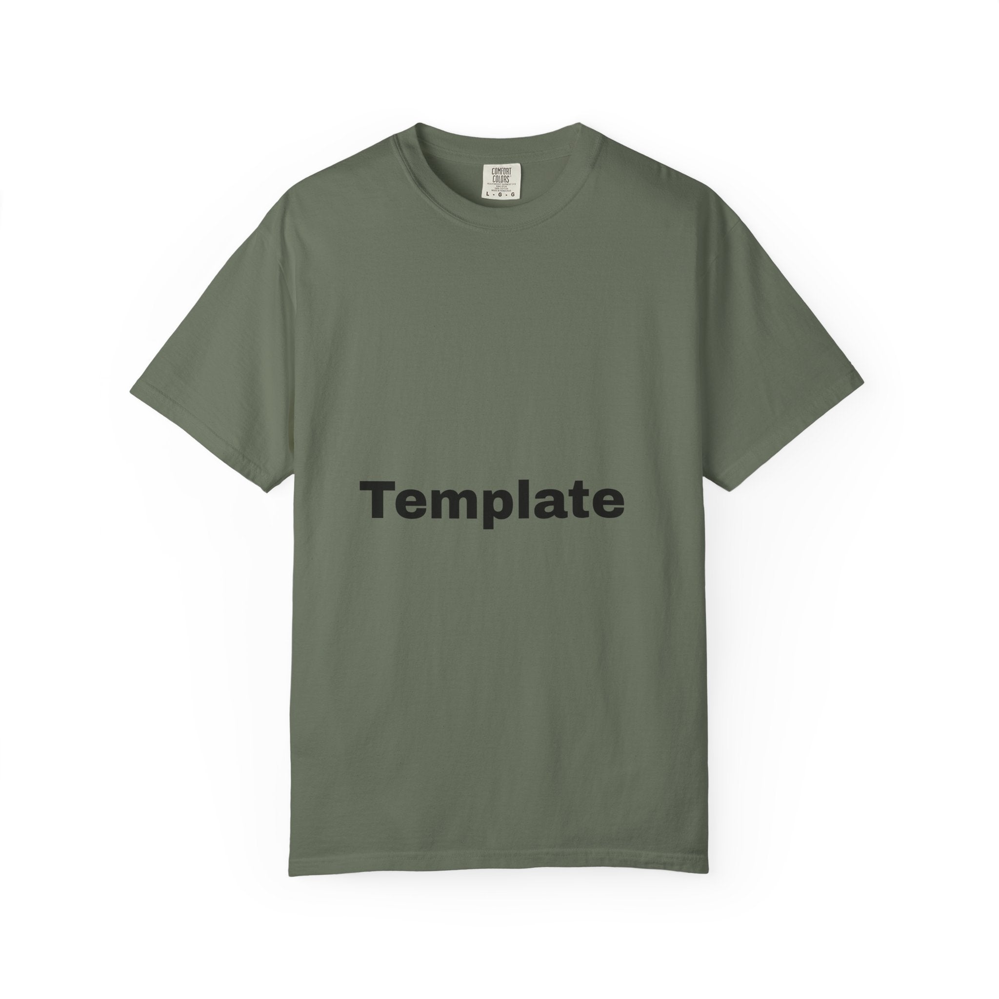 Template Comfort Colors Shirt