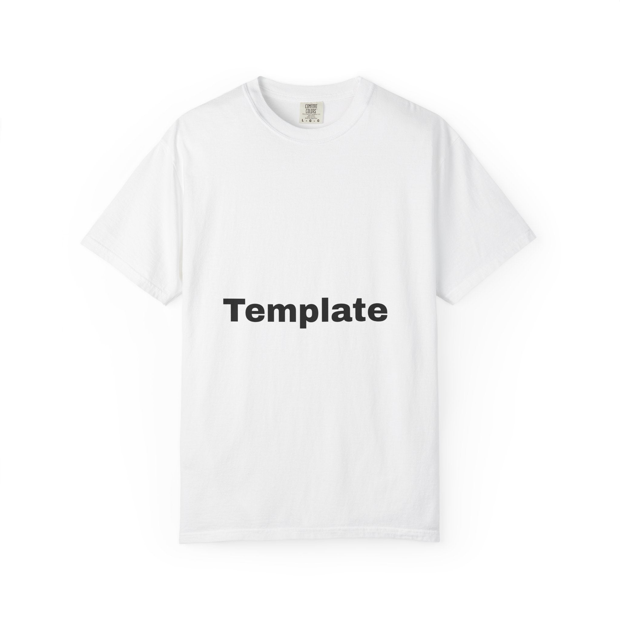 Template Comfort Colors Shirt